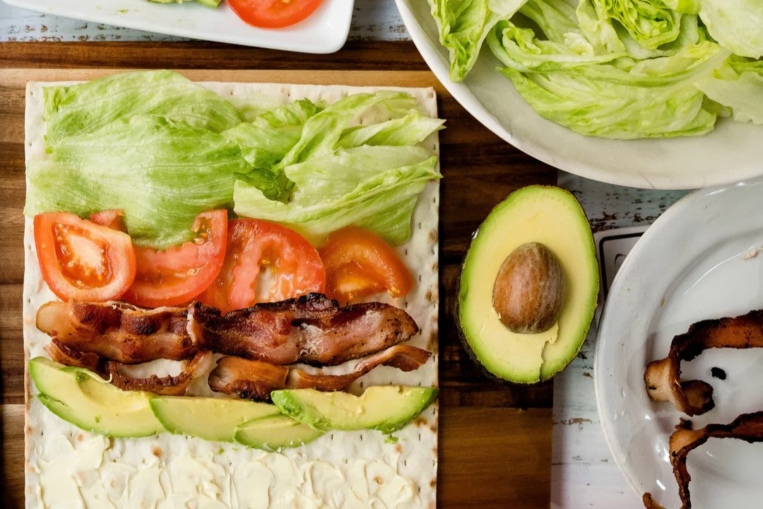 BLT + Avocado Lavash Wrap