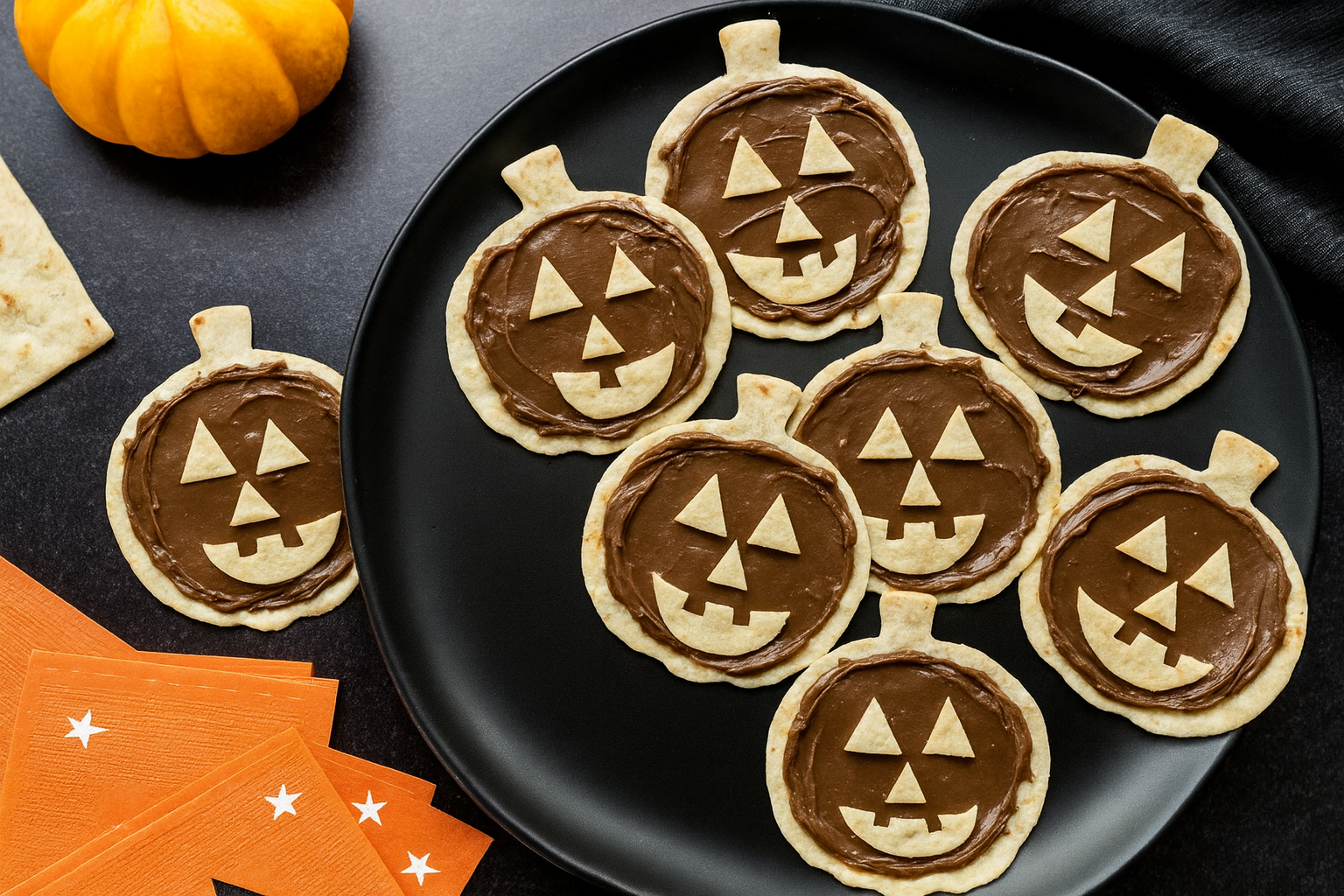 Chocolate Jack-O-Lanterns