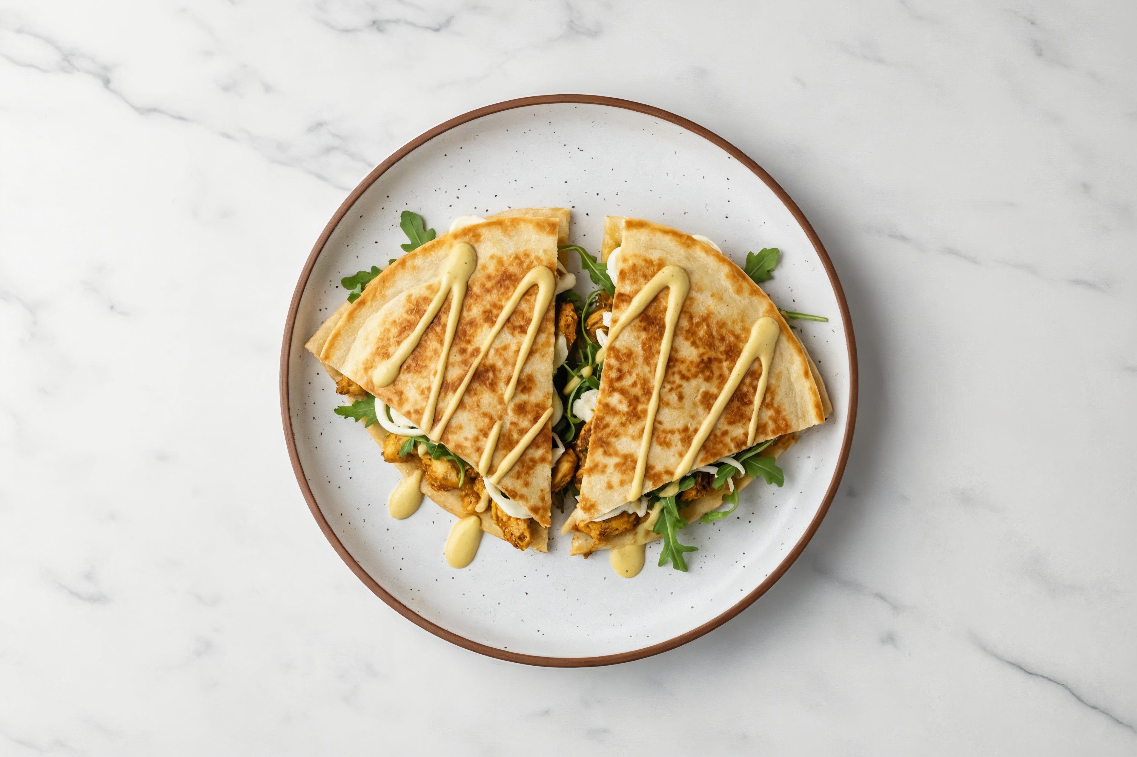Honey Mustard Shawarma Lavash Quesadillas