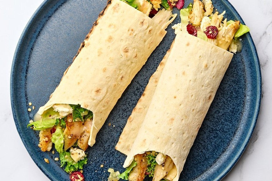Citrus Pulled Chicken Salad Lavash Wrap
