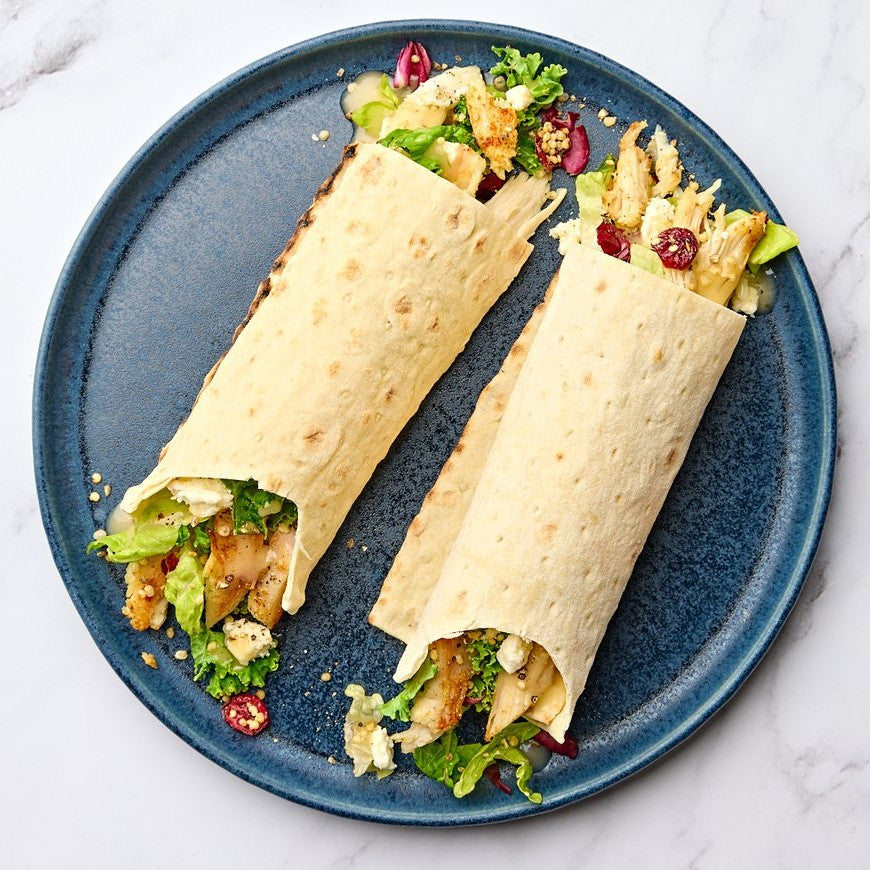 Citrus Pulled Chicken Salad Lavash Wrap