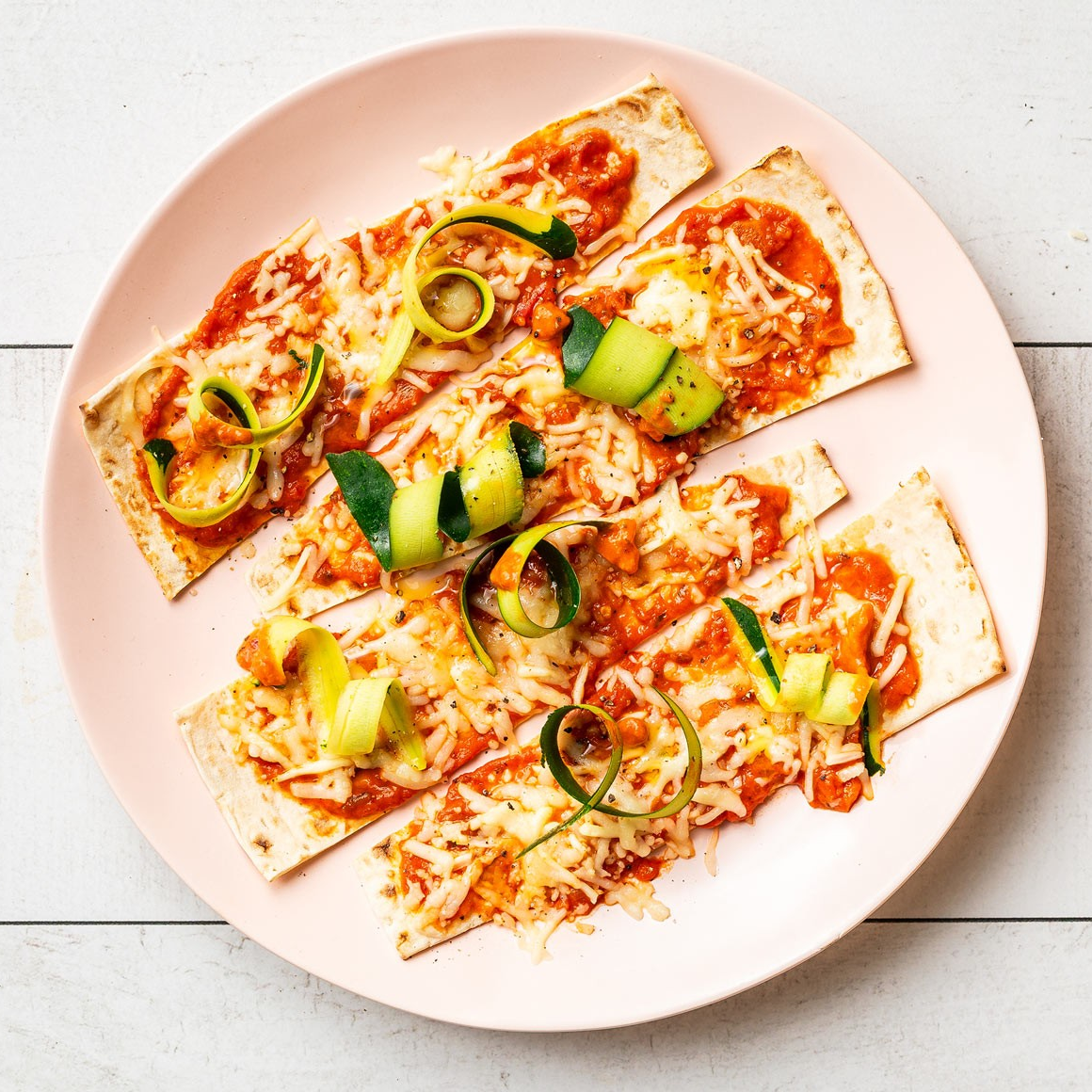 Zucchini Vodka Lavash Pizza