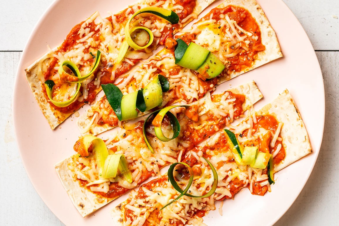 Zucchini Vodka Lavash Pizza