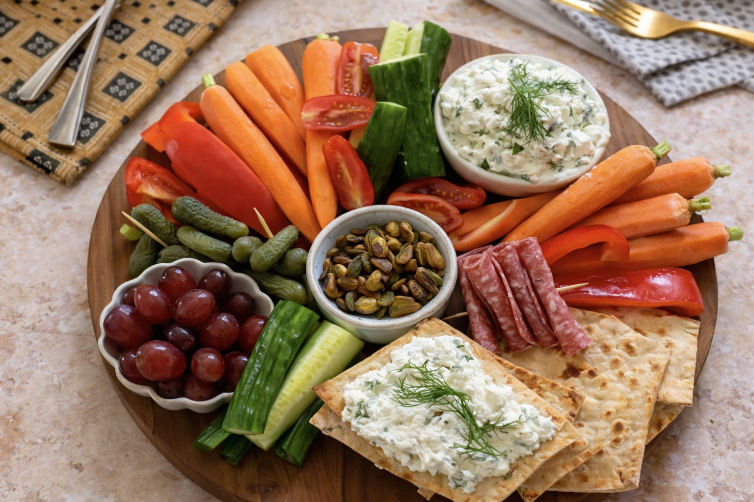 Jajik with Crisped Traditional Lavash