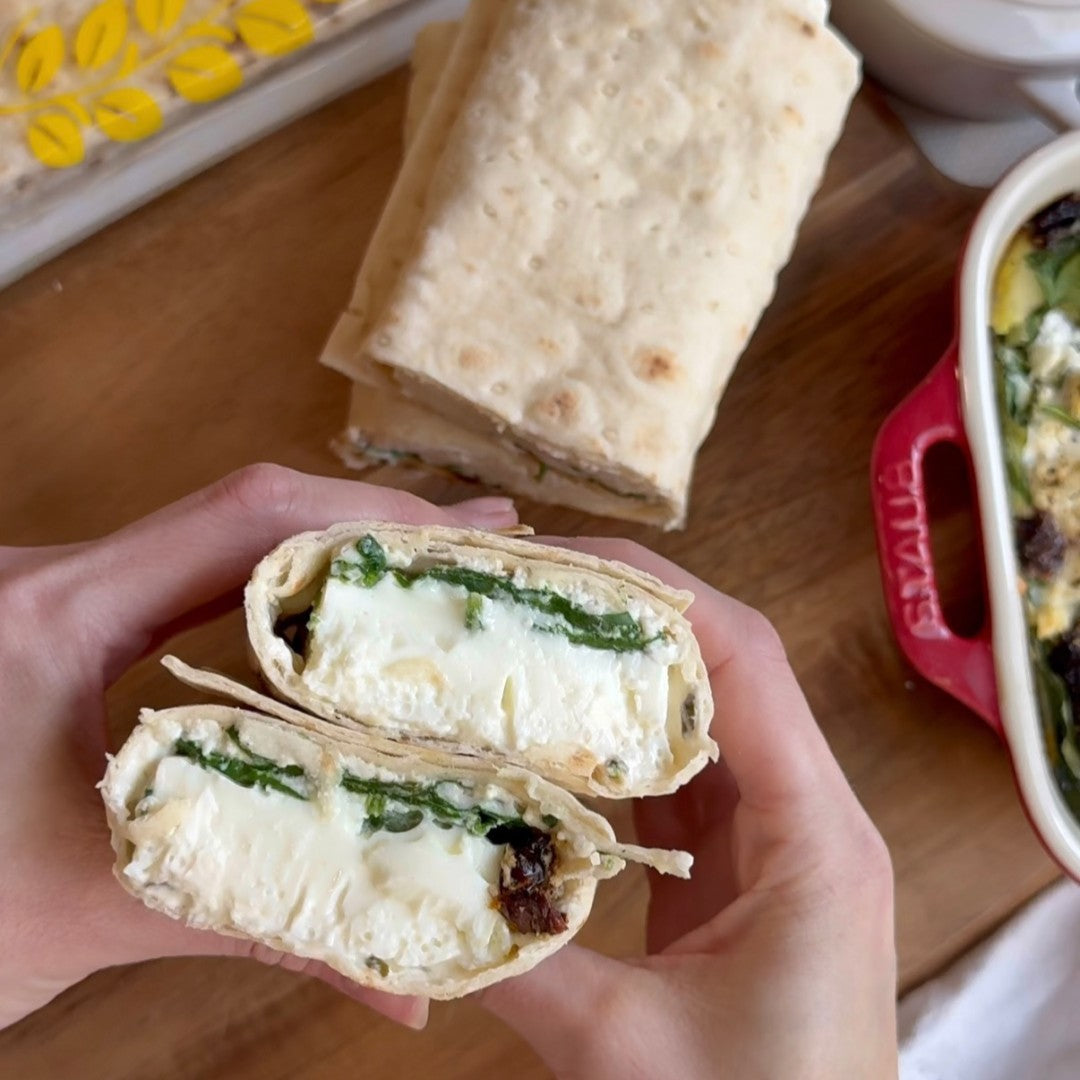 Spinach, Feta & Egg White Wrap