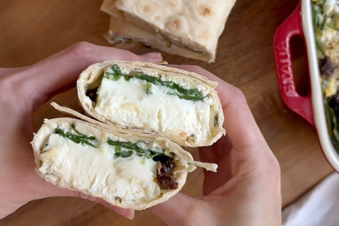 Spinach, Feta & Egg White Wrap