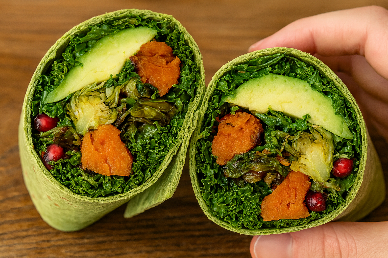 Maple-Roasted Veggie Wrap