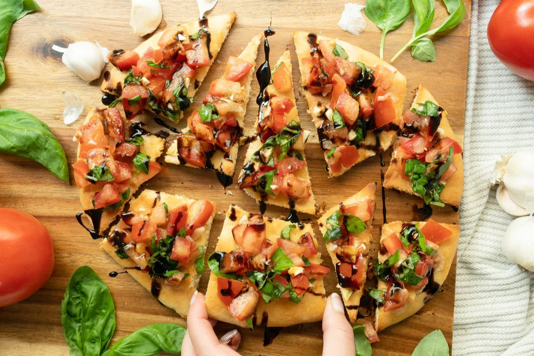 Naan Bruschetta