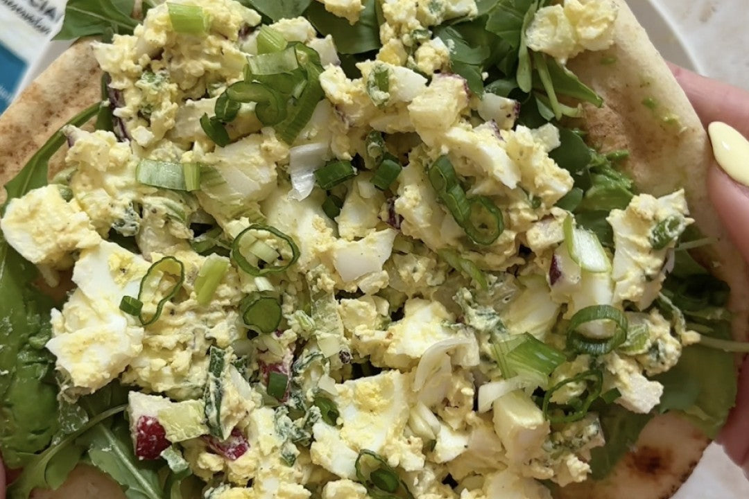 Egg Salad Breakfast Pita