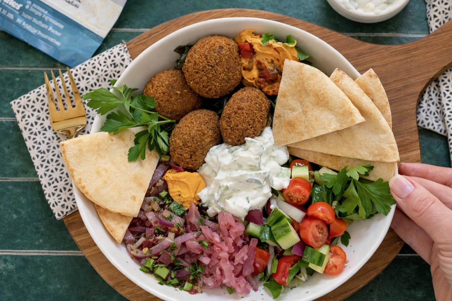 Greek Bowl with Pita