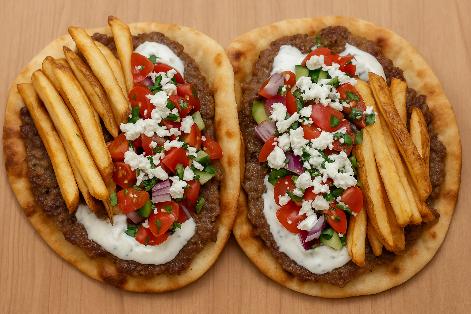 Gyro Smash Tacos