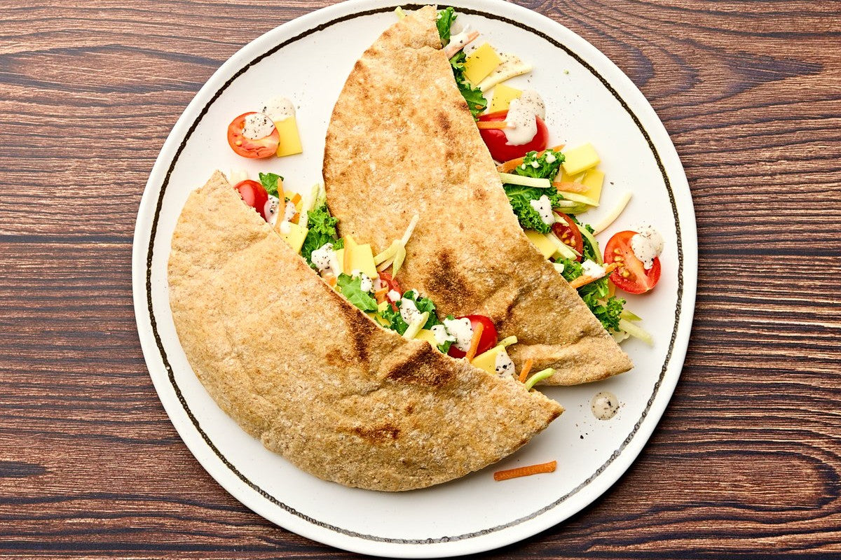 Vegan Caesar Salad Pita