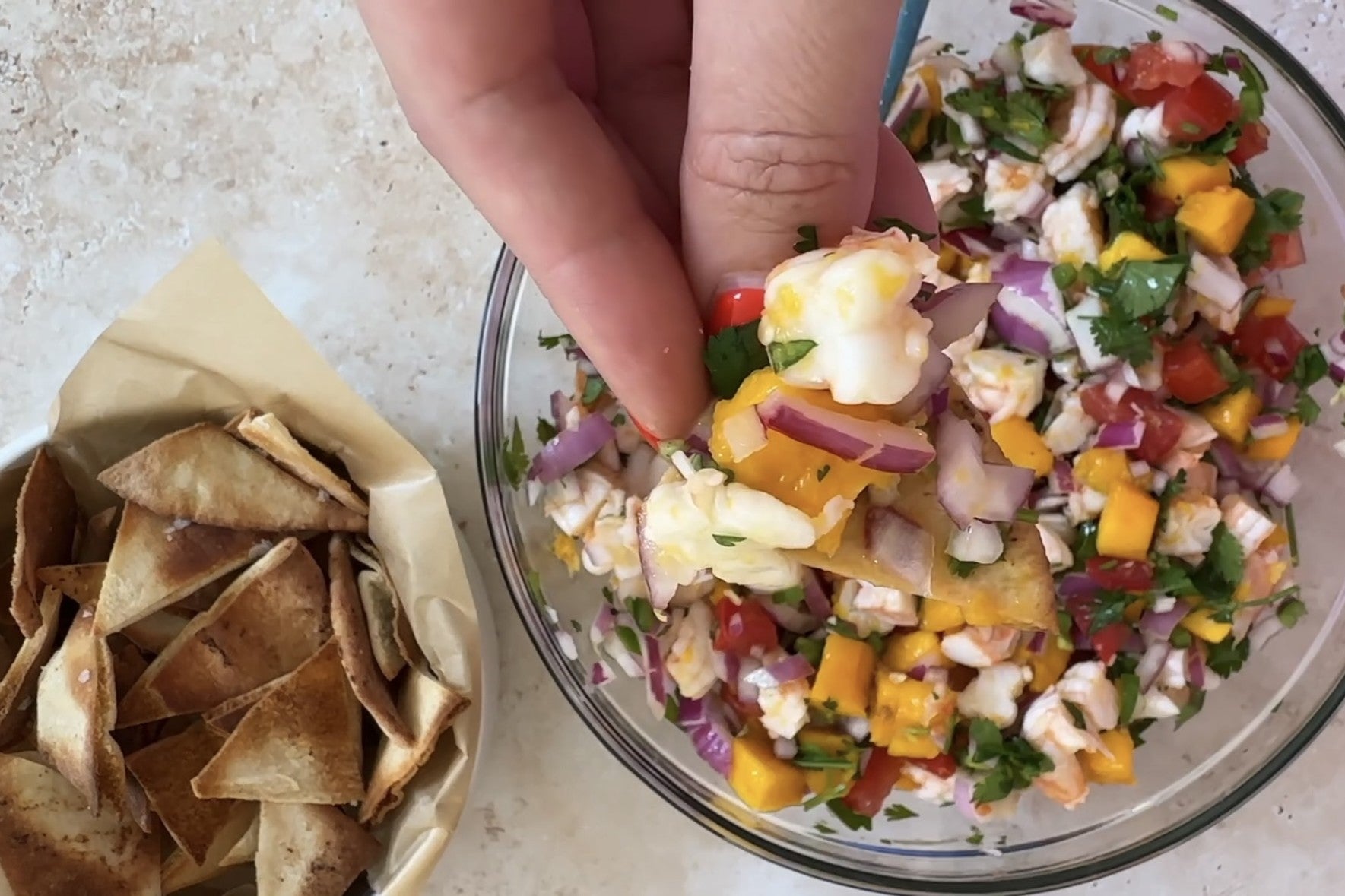 Shrimp Mango Salsa