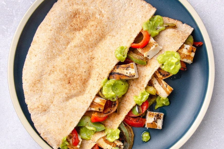 Chicken Fajita Pitas