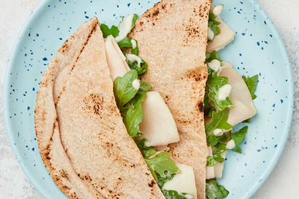 Turkey Caesar Pita Sandwich