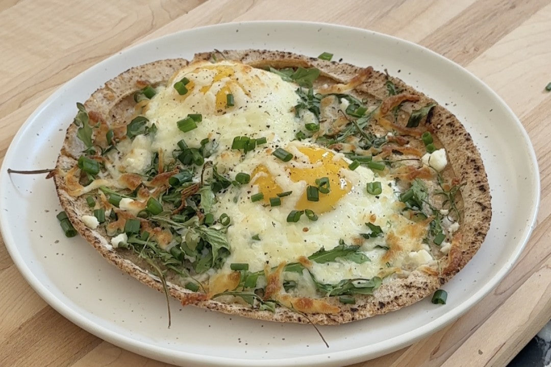 Pita, Feta, and Eggs
