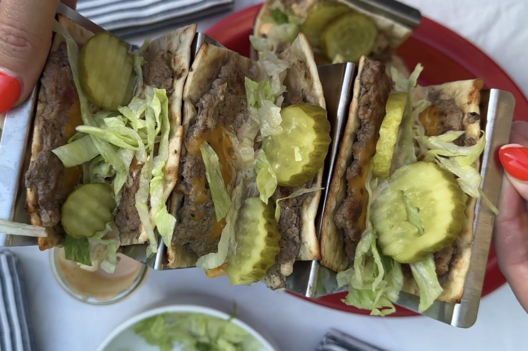 Smash Burger Tacos