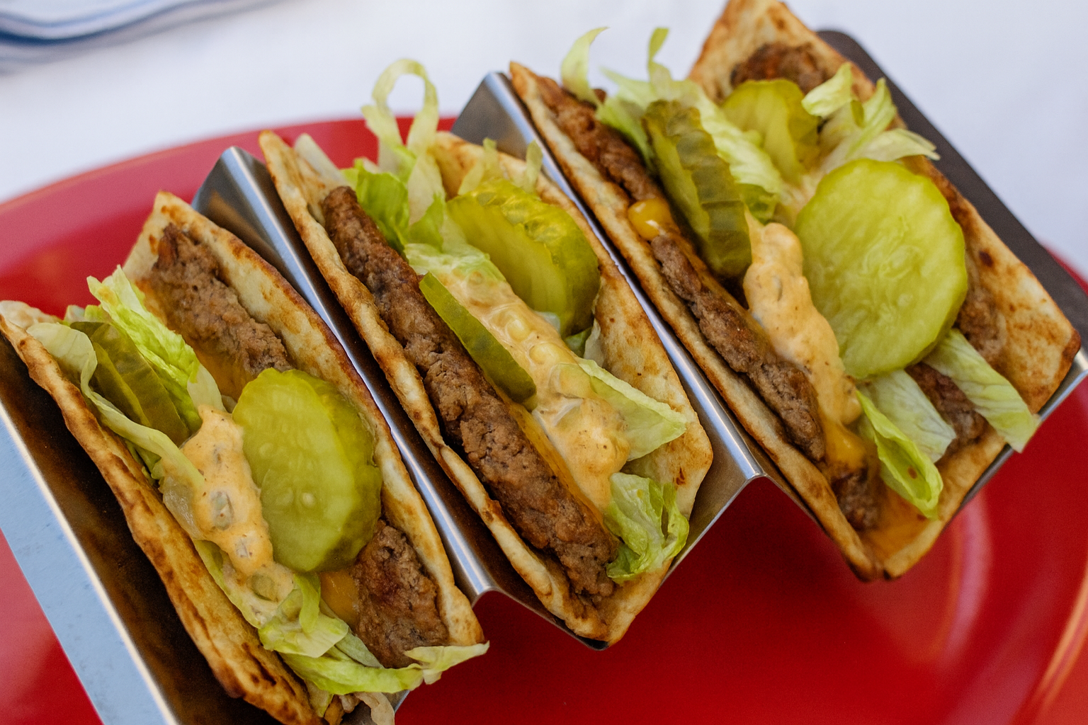 Smash Burger Tacos