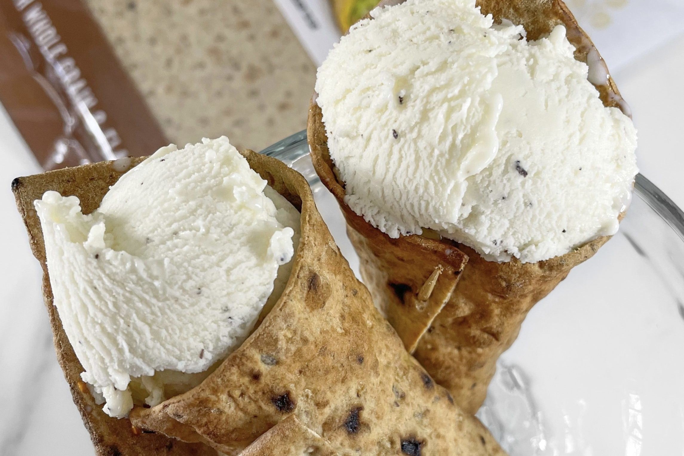 Lavash Ice Cream Cones