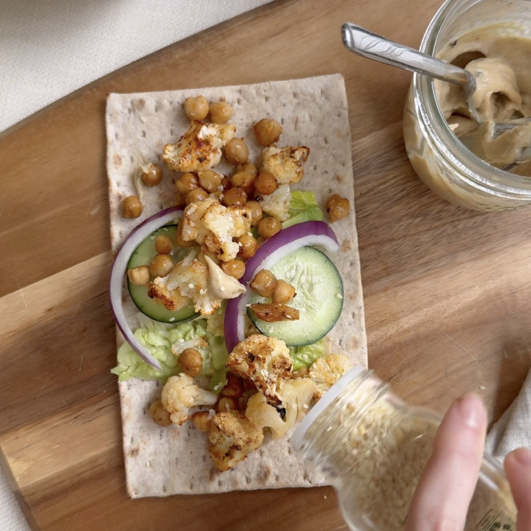 Nourish Foldover with Cauliflower & Chickpeas