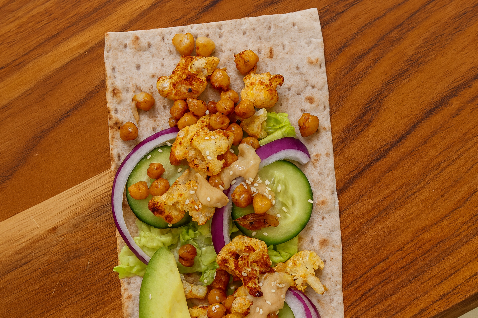 Nourish Foldover with Cauliflower & Chickpeas