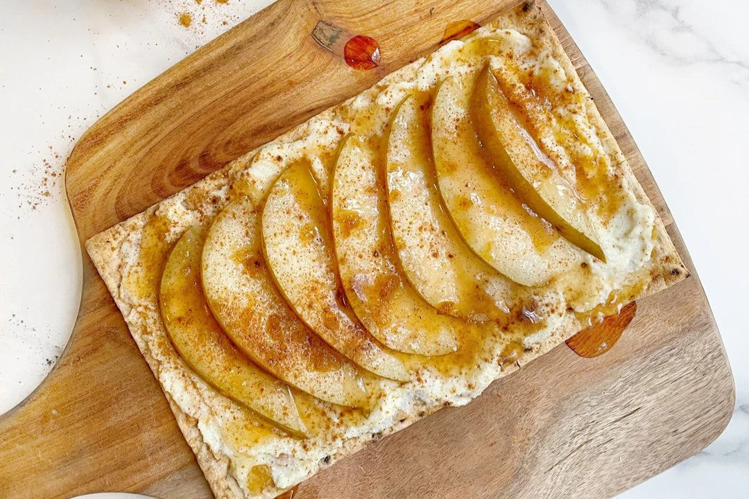 Sweet Pear & Ricotta Flatbread