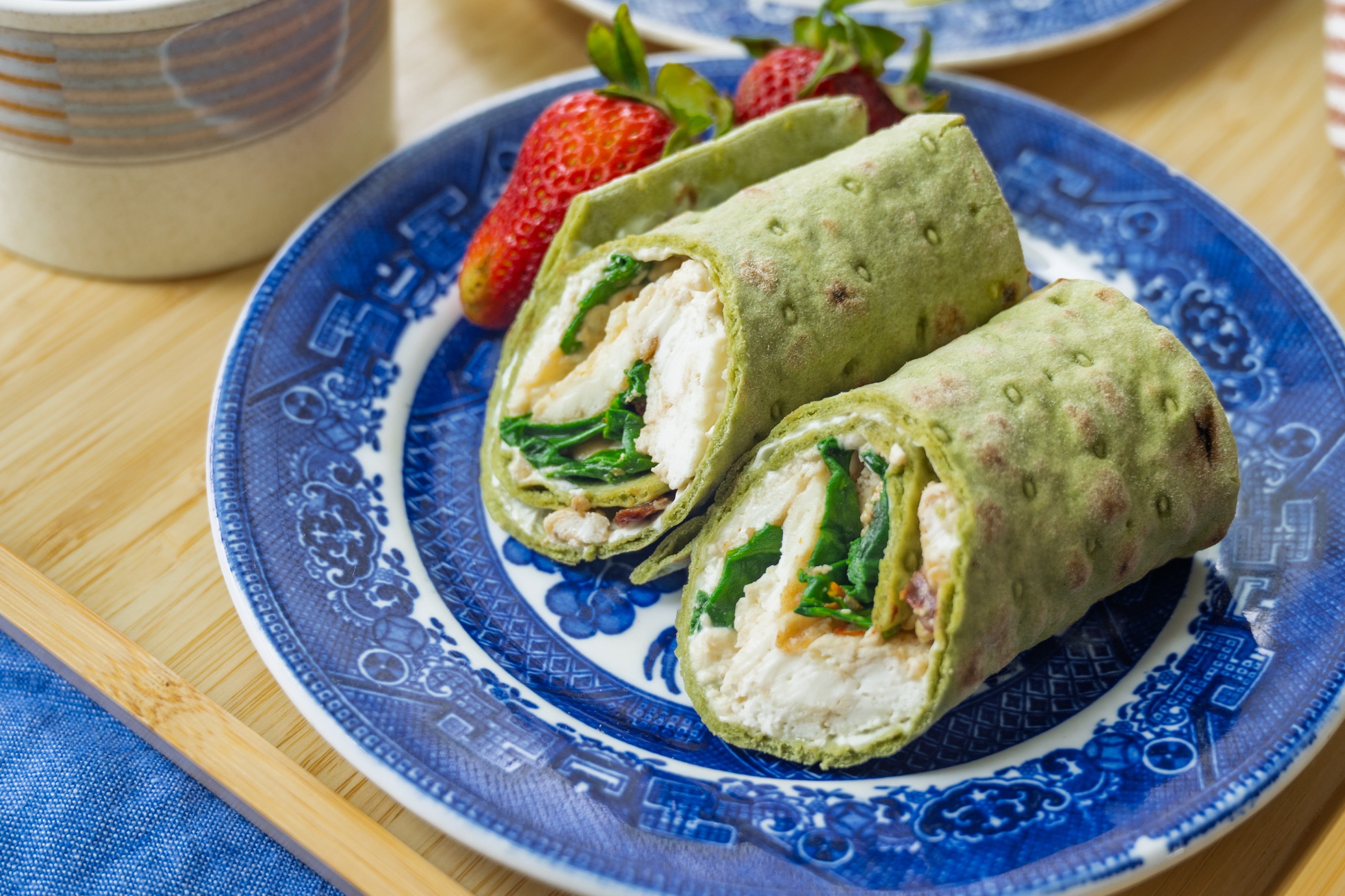 Grilled Spinach & Feta Breakfast Bites