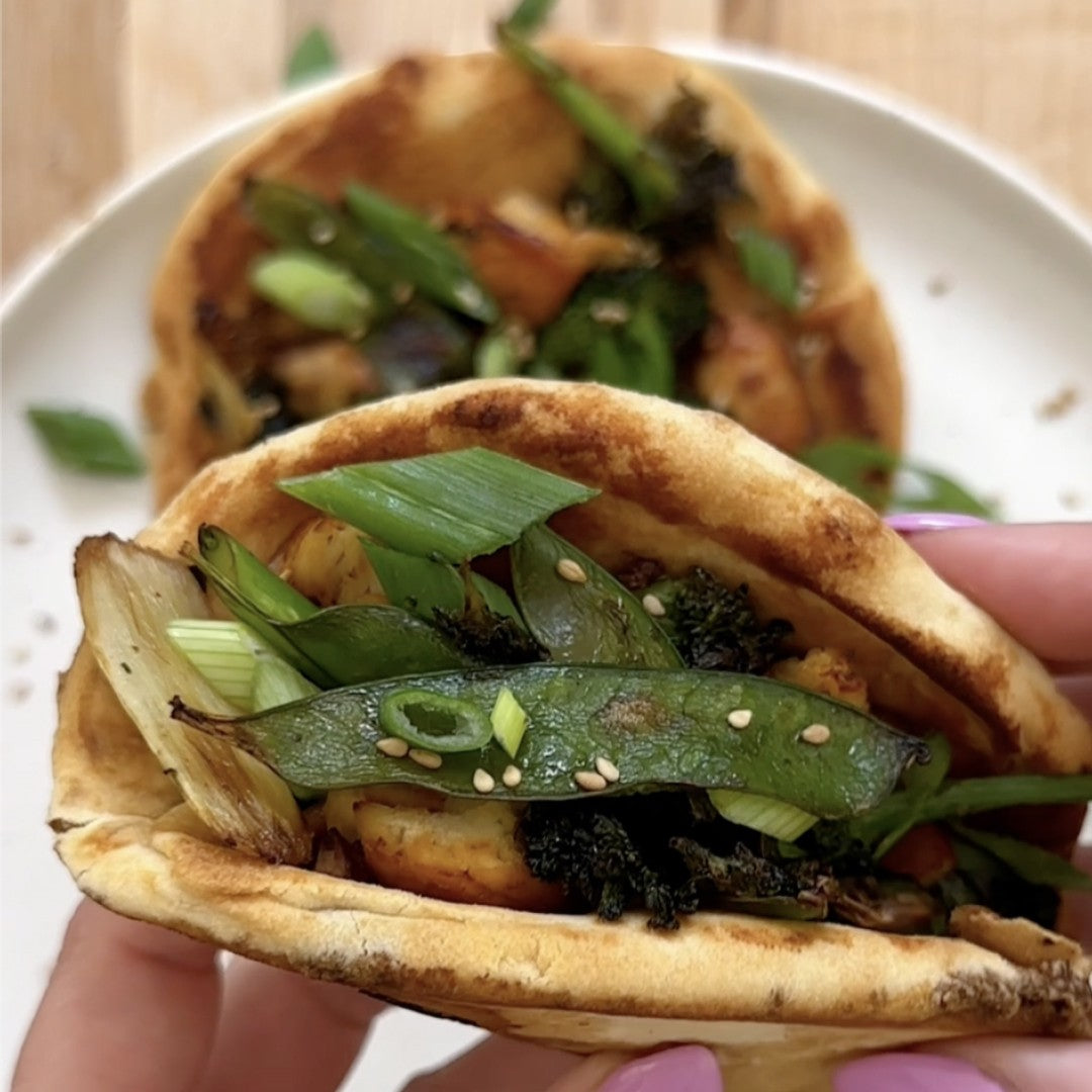 Stir-Fried Veggie & Tofu Foldovers