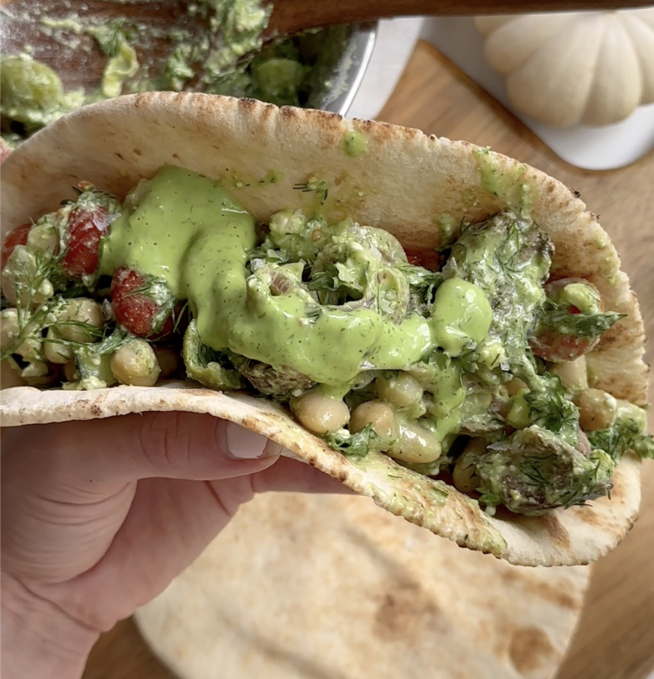 Dense Bean Tzatziki Salad