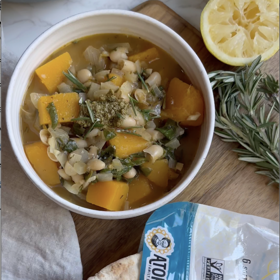 Squash, White Bean & Rosemary Stew